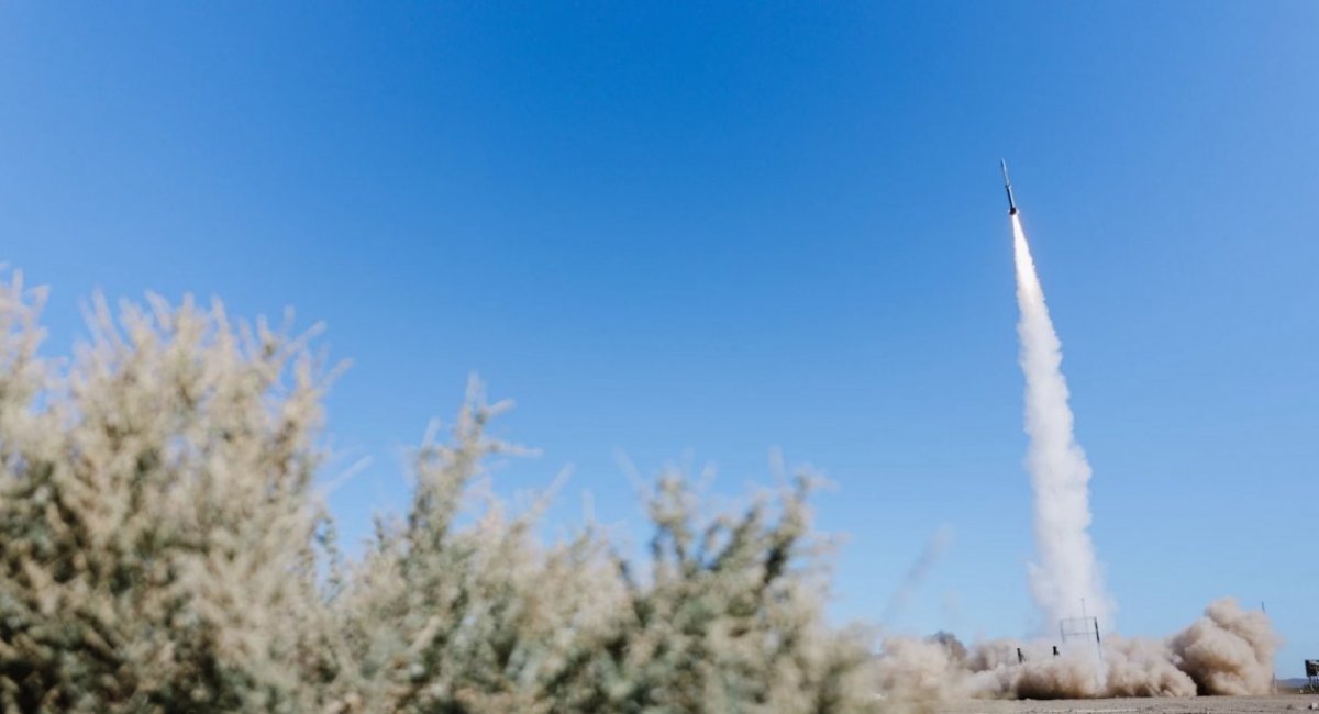 Launch of the Blackbeard hypersonic missile during testing / Photo credit: Castelion