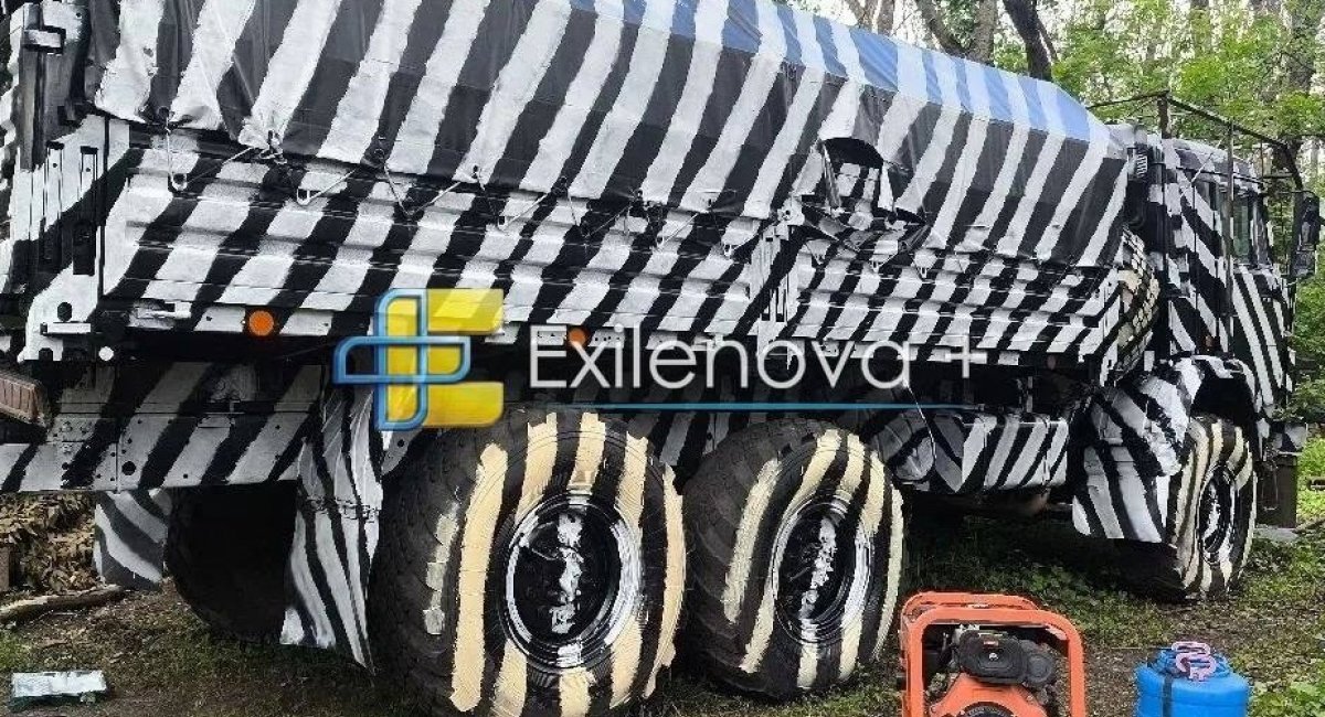 Facing Ukrainian AI Drones, russia Experiment with WWI Dazzle Camouflage on KamAZ Trucks, But Miss Point Entirely