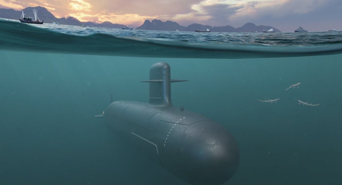 Scorpene Evolved  / visualization by Naval Group