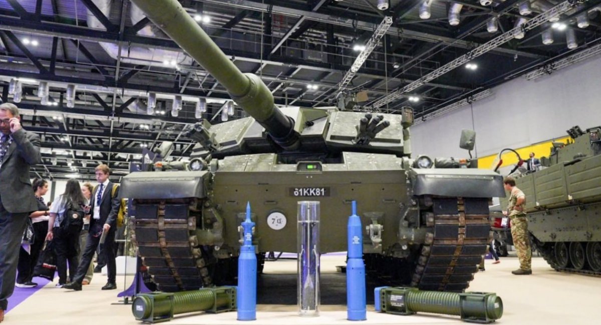 Challenger 3 tank at the DSEI 2025 exhibition / Photo credit: DE&S