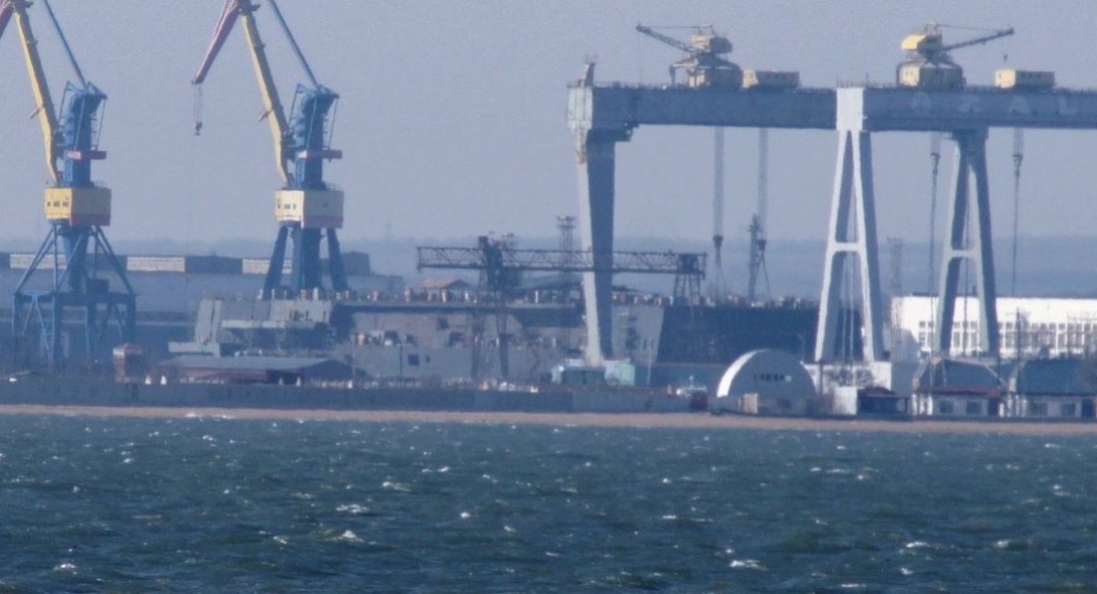 The Ivan Rogov ship construction at the Zaliv shipyard / open source