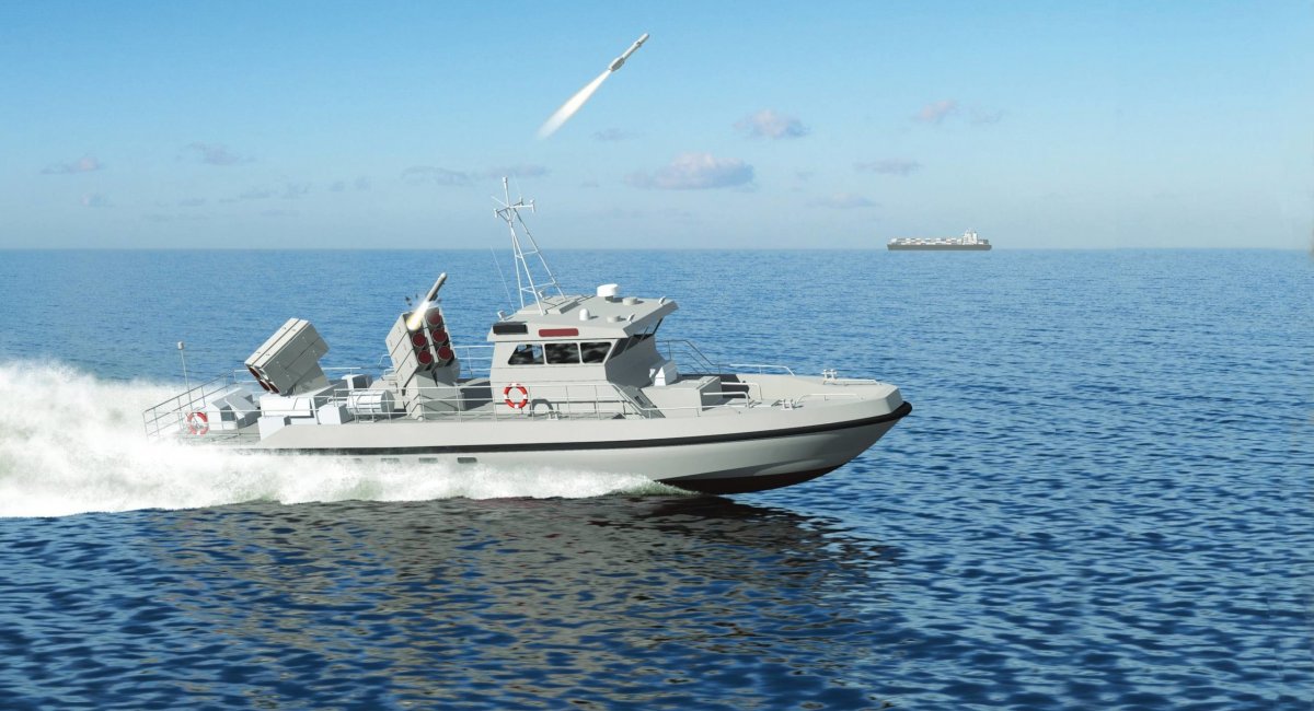 Maritime Brimstone missiles on a combat boat / Image credit: MBDA