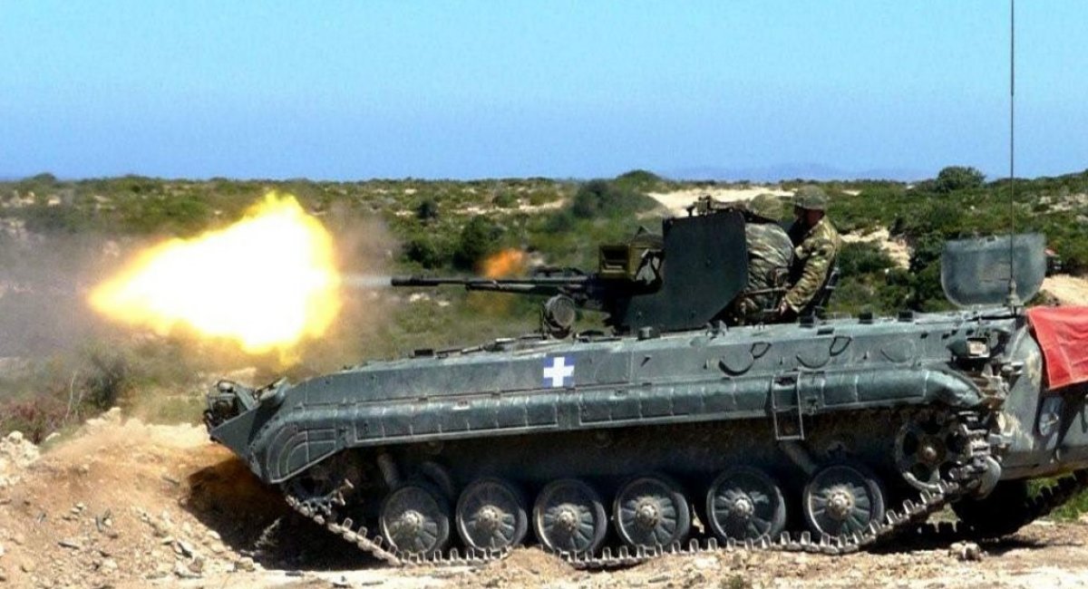 BMP-1 of the Greek Army armed with the ZU-23-2 / Illustrative photo from open sources
