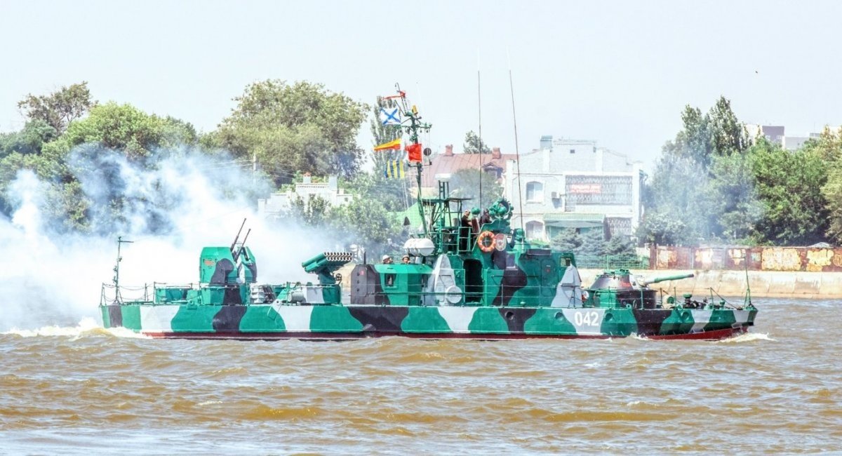Shmel class small river patrol gunboats of project 1204 / Open source illustrative photo