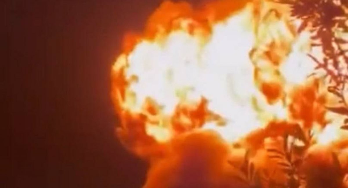 Explosives planted beneath fuel tankers at the Tver railway junction sparked a fireball that wiped out vital infrastructure supporting russian military transport / screenshot from video 