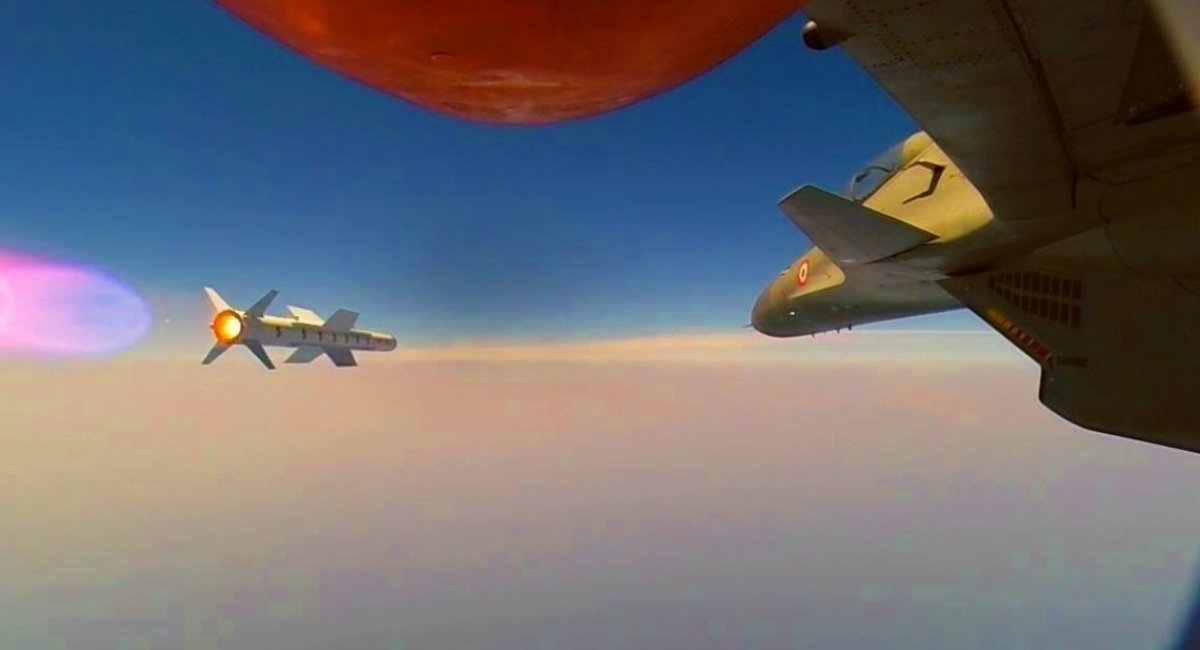 Astra Mk I launch from Su-30 / Open source photo