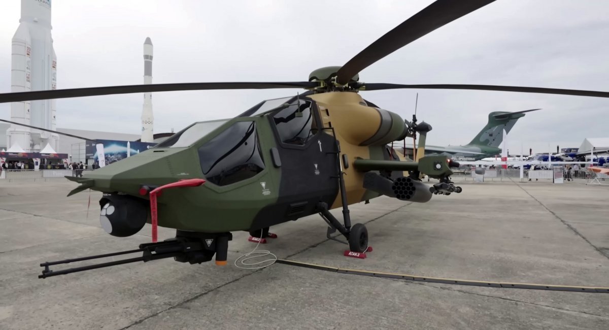 T929 ATAK II helicopter at Paris Air Show 2023 / Photo credit: TAI