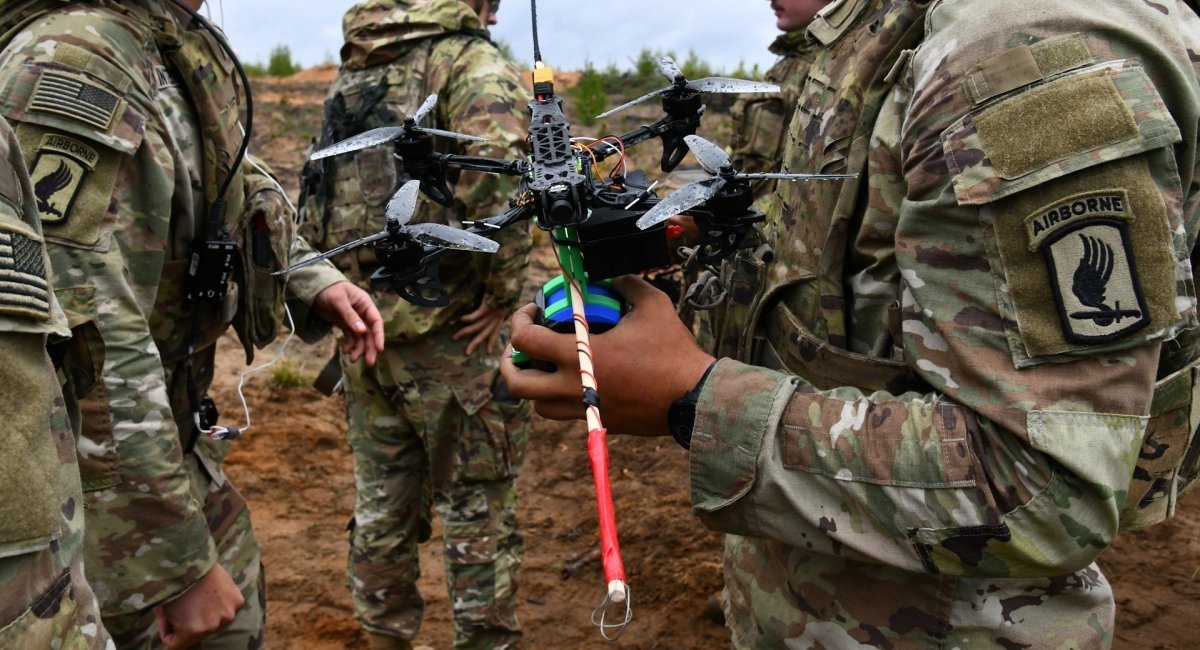 FPV drone during U.S. Armed Forces training exercises in Lithuania in April 2025 / Photo credit:  US DoD
