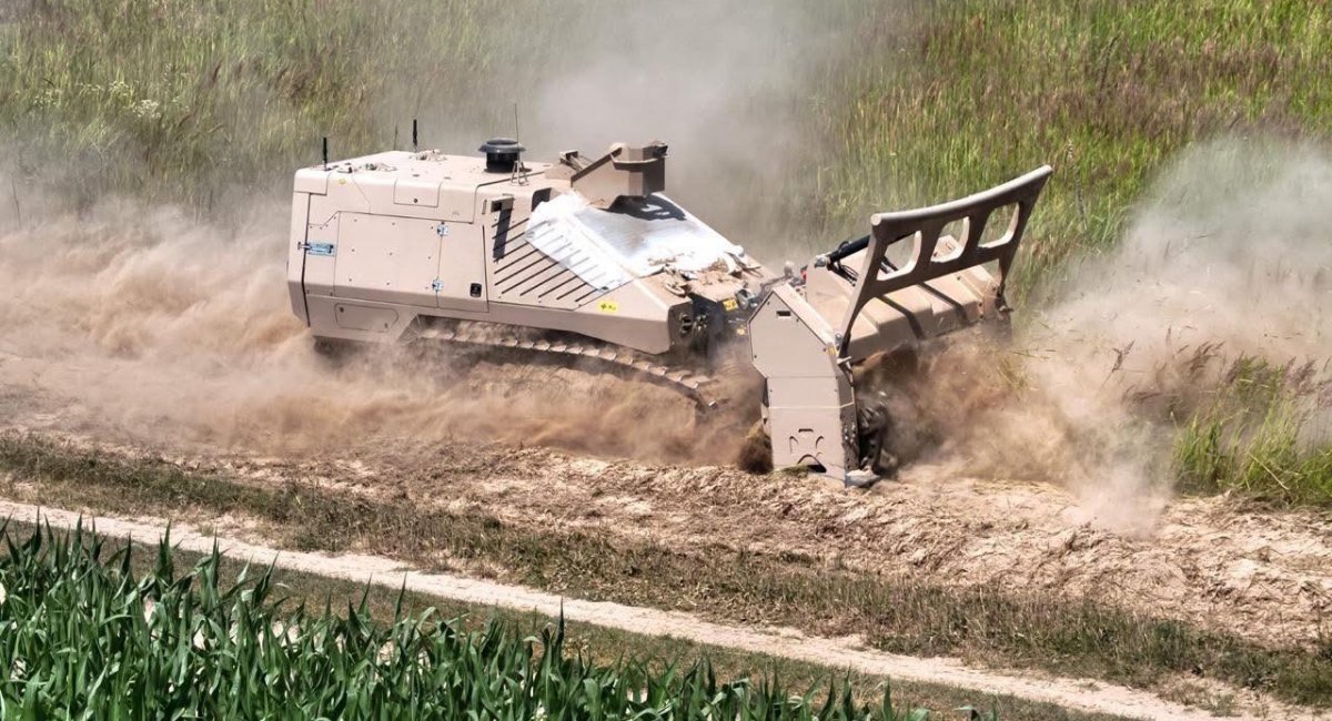 The GCS-200 demining machine / Photo credit: The Support Forces Command 