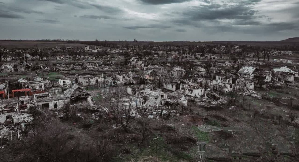 Marinka, Donetsk region / Photo credit: The Ukrainian Ground Forces