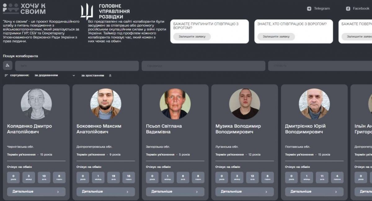 A new initiative to facilitate the exchange of Ukrainians held captive in russia / Photo credit: The Defense Intelligence of Ukraine  