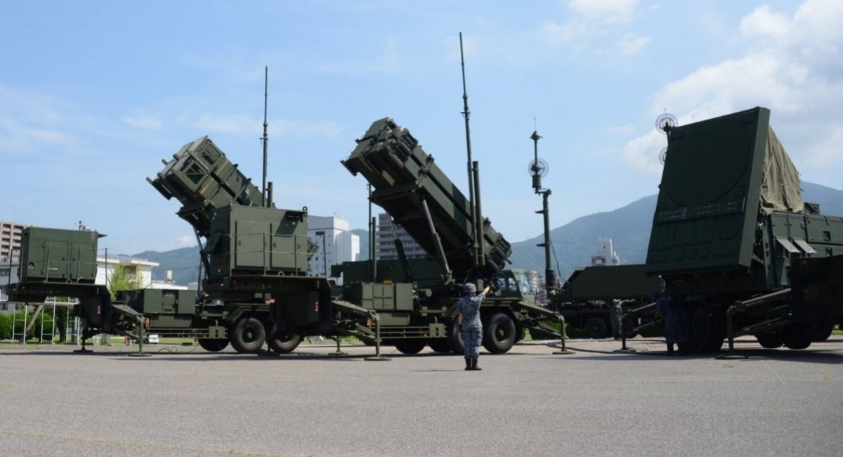 Patriot air defense system with PAC-3 MSE and PAC-2 GEM missiles of the Japan Self-Defense Forces