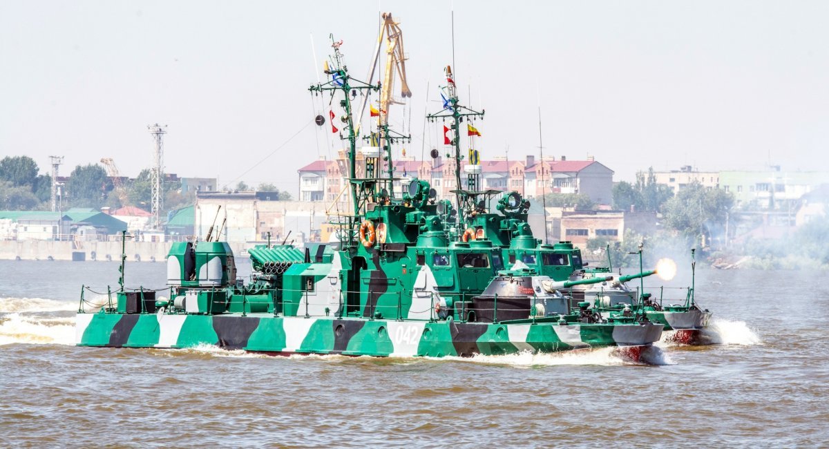 Shmel artillery boats of the Caspian Flotilla of the russian federation / Open source photo