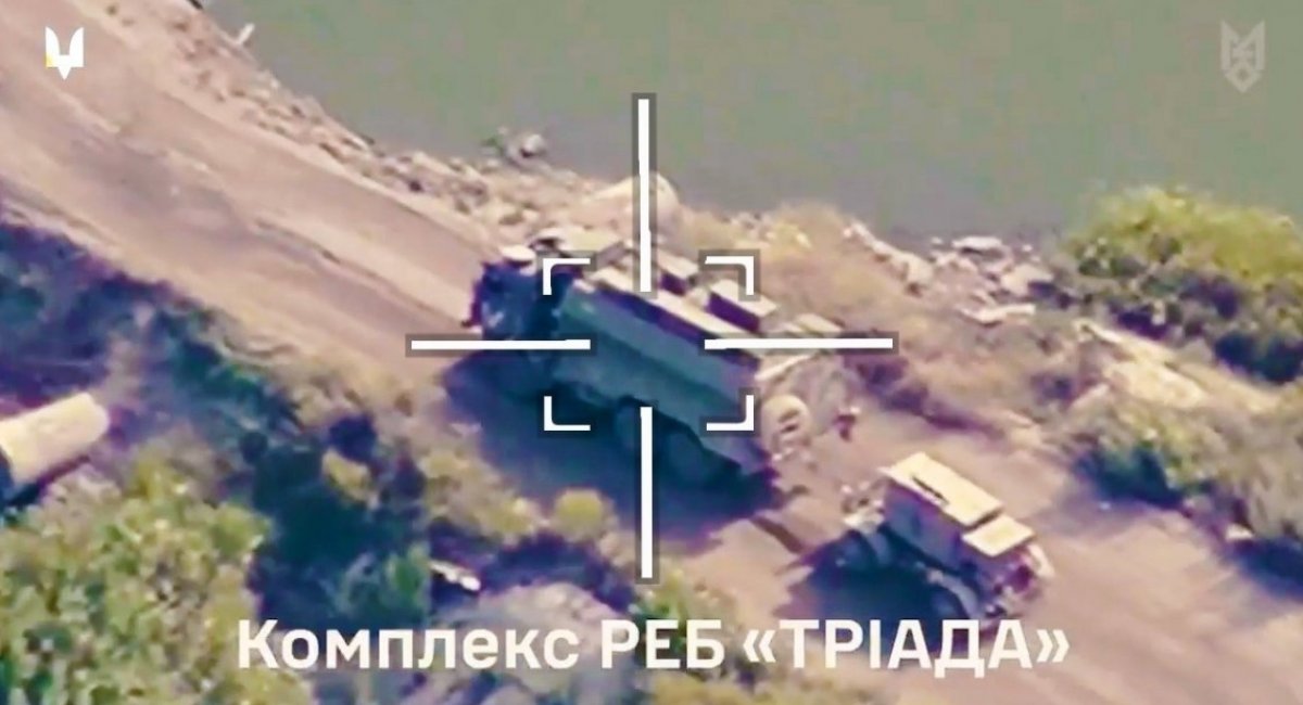 Russia’s Tirada-2 ground based satellite jamming system / screenshot from video 