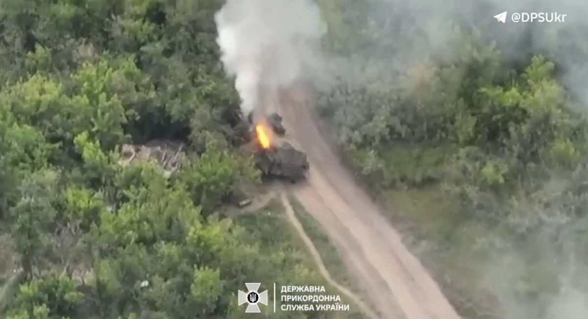Screenshot from the video of the State Border Guard Service of Ukraine