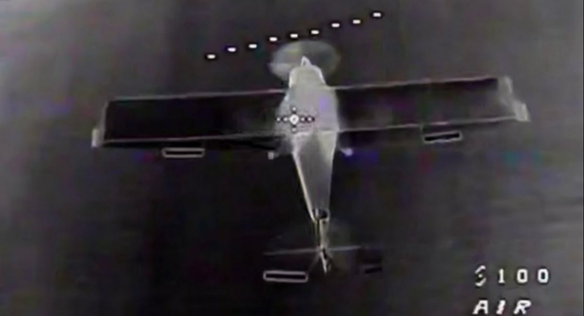 Ukrainian long-range UAV E-300 through the lens of a russian anti-aircraft drone / Open source illustrative photo