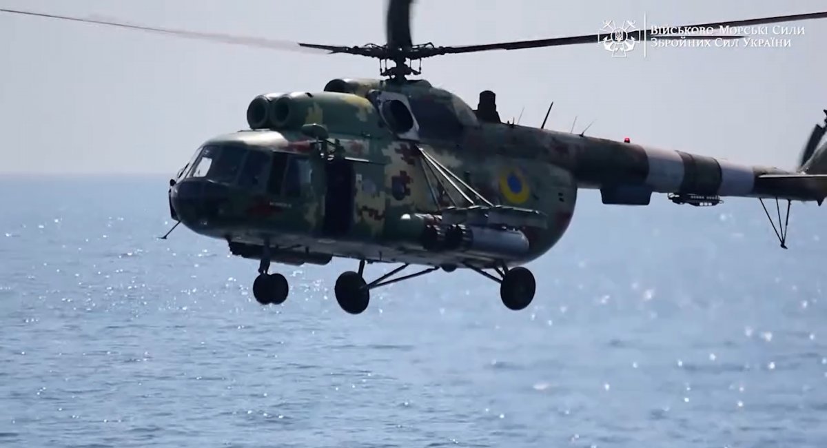Illustrative photo: Mi-8 of the Ukrainian Armed Forces / Screenshot credit: Ukrainian Navy