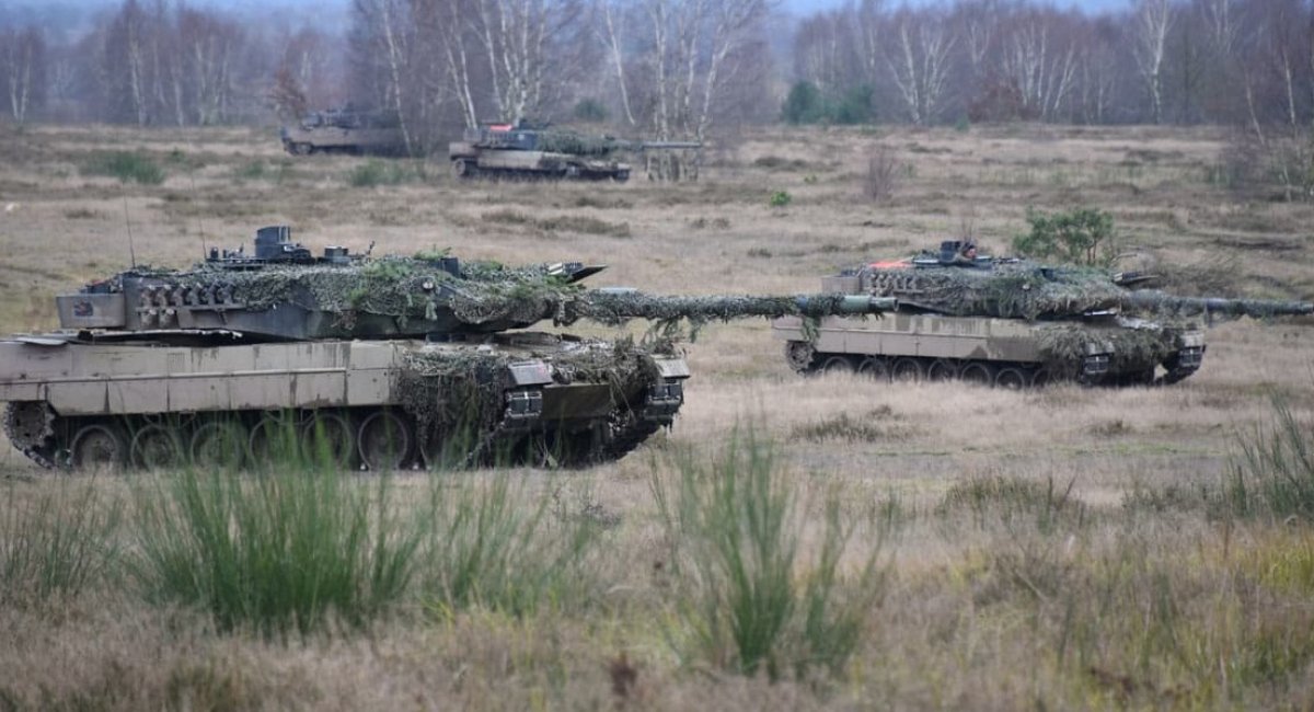 Leopard 2A6 tanks. Photo from open sources