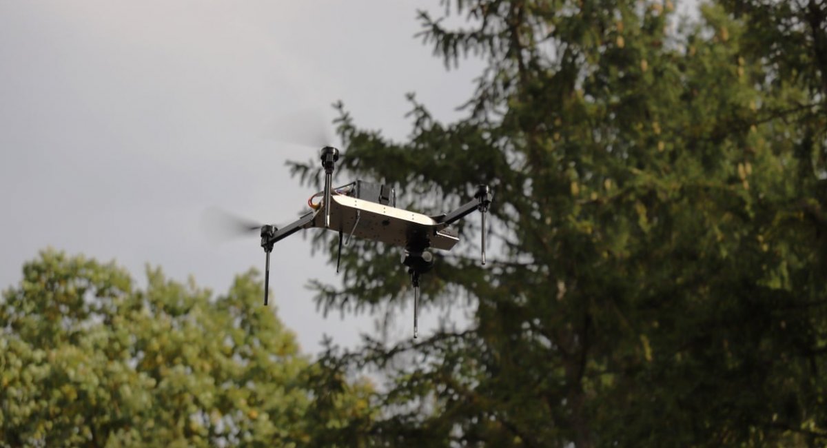 The  WarDog drone / Photo credit: Mykhailo Fedorov 