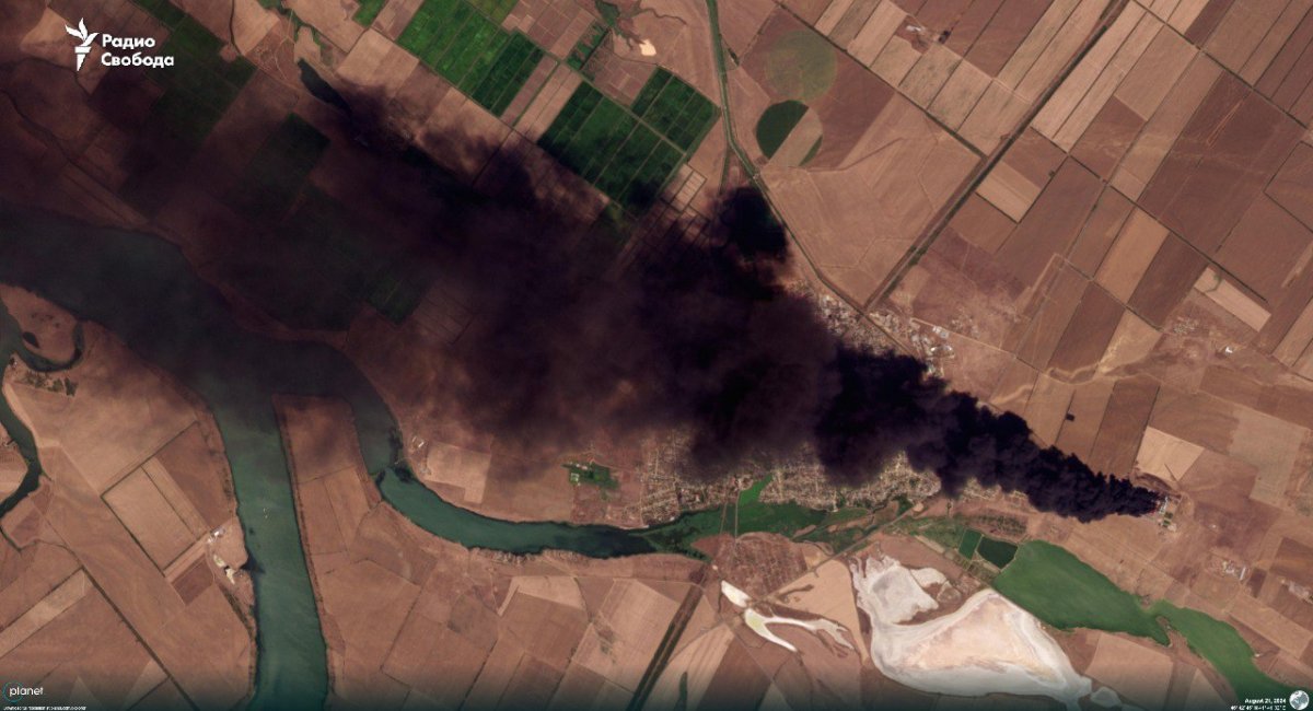 Satellite Images Reveal Oil Depot Burning for Fourth Day in Rostov Oblast