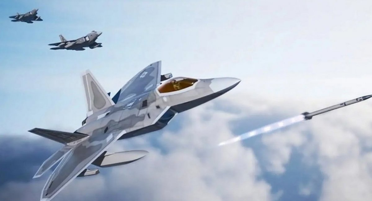 AIM-260A JATM launch from F-22 / Photo credit: U.S. Air Force