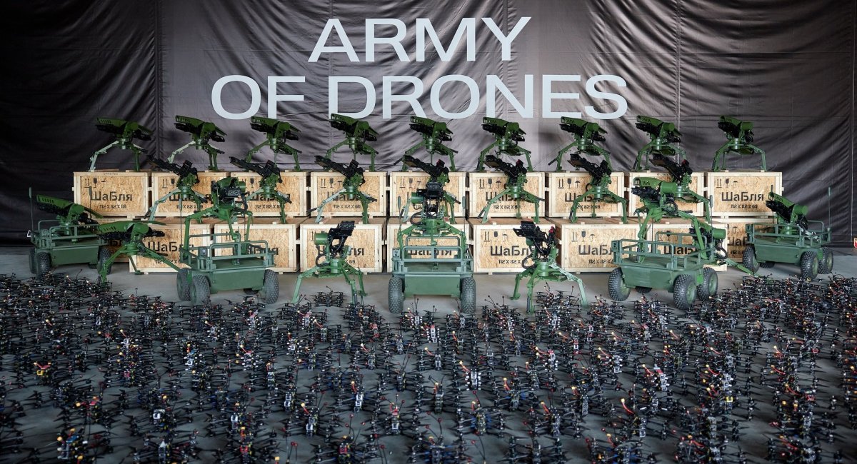More than 1,000 drones and 30 robotic systems have been sent to the front / Photo credit: Ministry of digital transformation of Ukraine