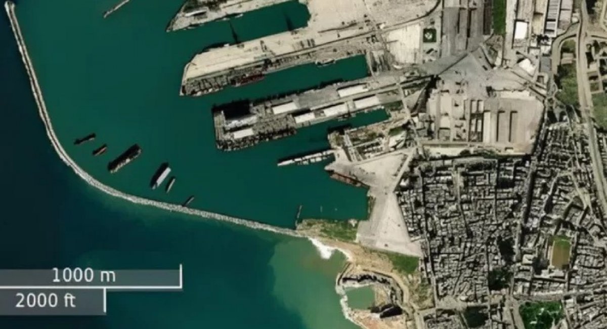 russian naval base in Tartus / Photo credit: Planet Labs