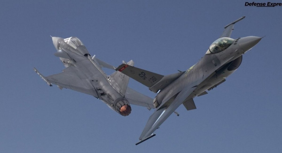 F-16 and Gripen / Open source photo