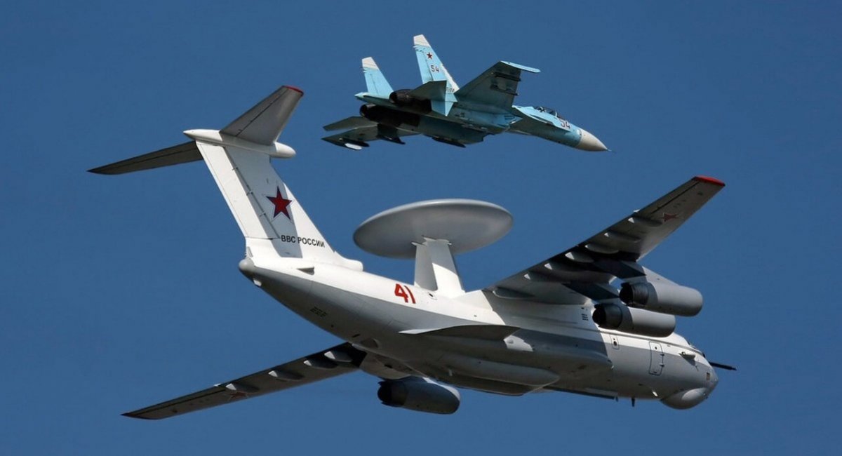 A russian A-50 accompanied by a fighter / Open-source illustrative photo