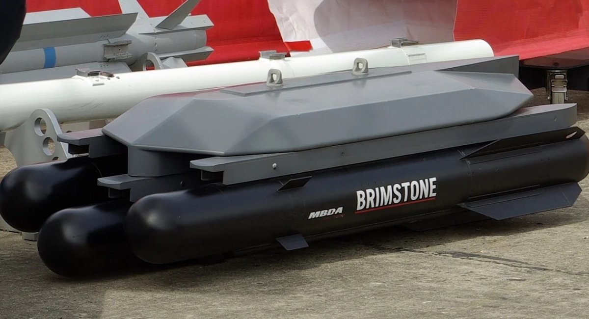 A triplet of single-mode Brimstone missiles