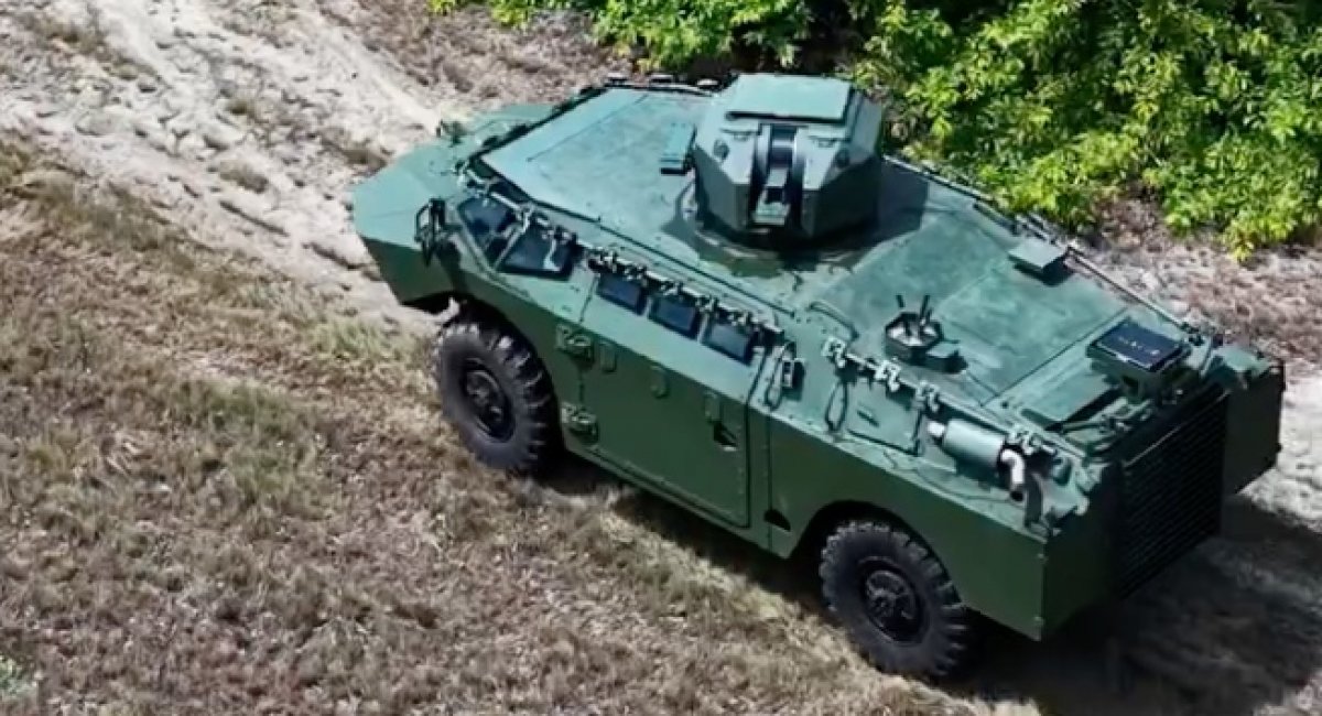 The BRDM-2M armored vehicle / screenshot from video 
