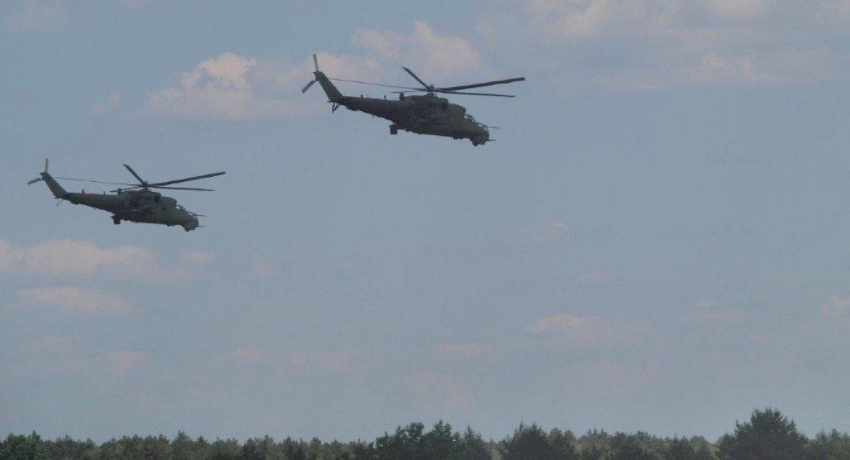 A pair of Polish Mi-24 helicopters during the Dragon-21 drills in 2021 / Open source illustrative photo