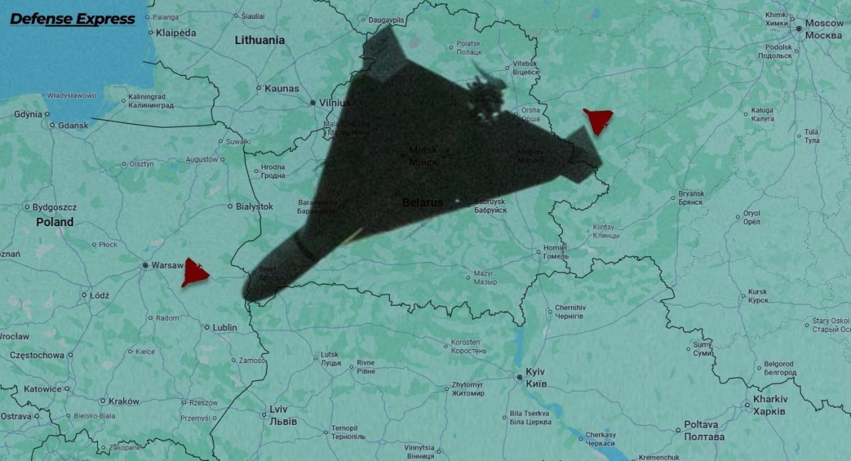 Illustrative graphic by Defense Express / Map credit: Google Maps