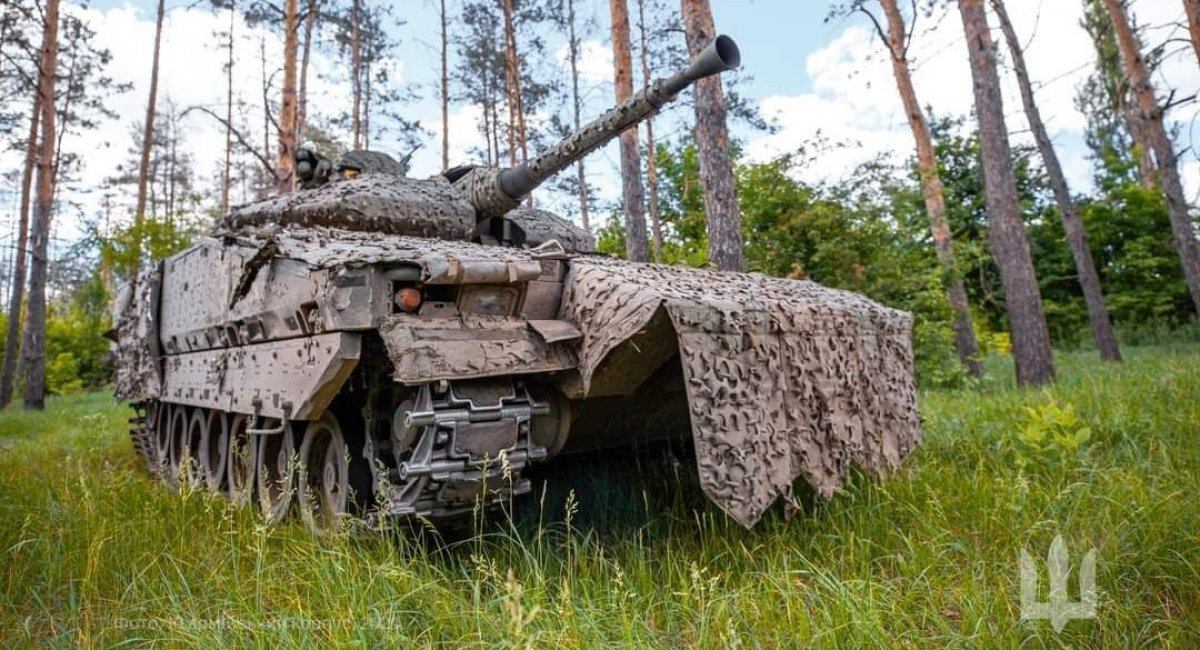 Swedish CV-90 IFV in service with the Armed Forces of Ukraine