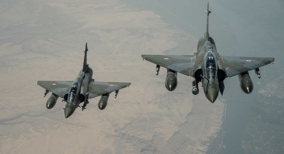 The Mirage 2000D multirole fighters / Photo credit: The French Air and Space Force