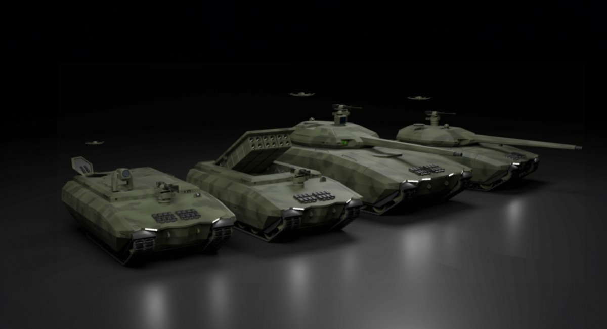 Conceptual image of the MGCS tank / Image credit: Hensoldt