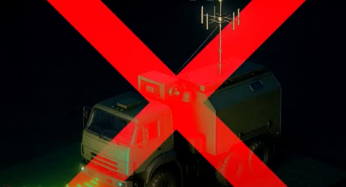 The R-330Zh electronic warfare station / screenshot from video 