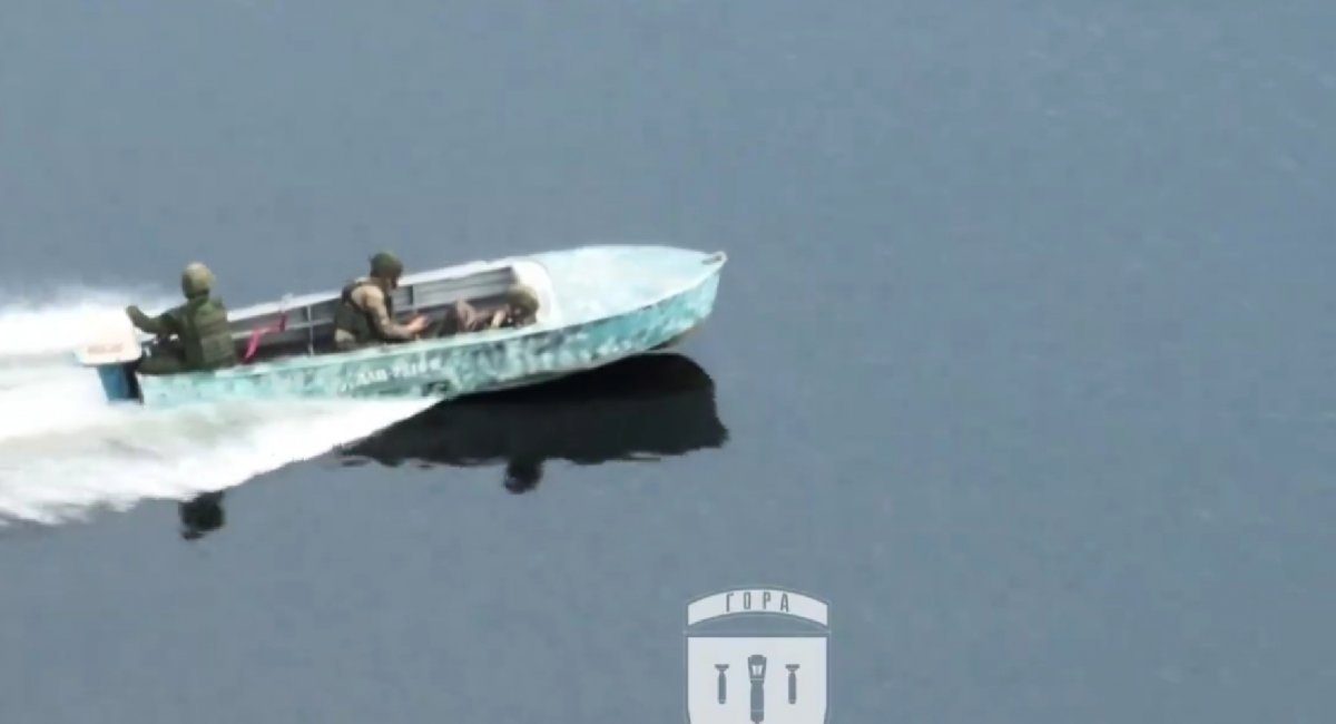 russian occupiers try to storm the reach the right bank of the Kherson region / Illustrative video screenshot from Horskyi_Hora Telegram channel