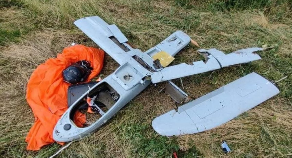 Photo for illustration / Russian military drone, that was shot down by Ukrainian troops
