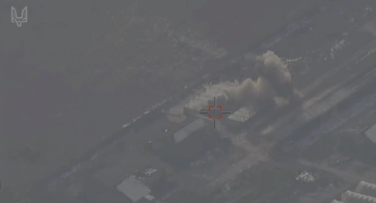 The Balista unit neutralized high-value targets, including a field ammunition depot and multiple artillery systems / screenshot from video 