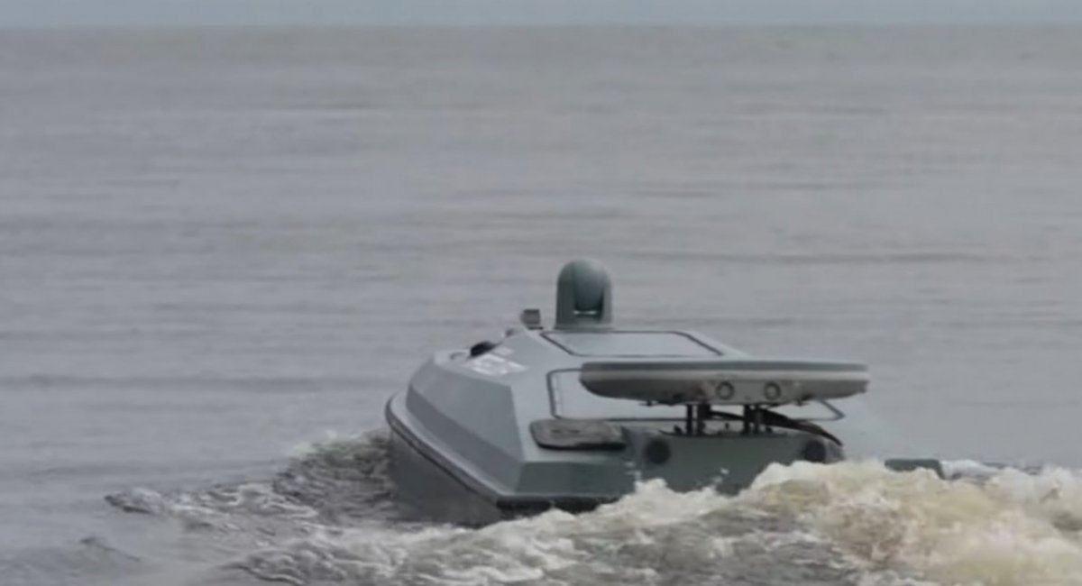 Ukrainian Magura V5 naval drone / screenshot from video 