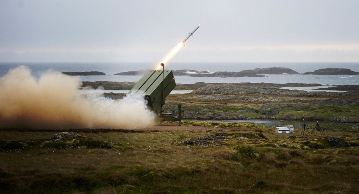 Launch of AIM-120 missile from NASAMS air defense system / Photo credit: Kongsberg