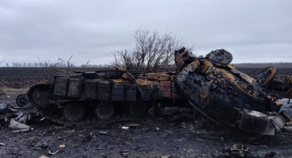 Destroyed russia's tank / Illustrative photo from open sources