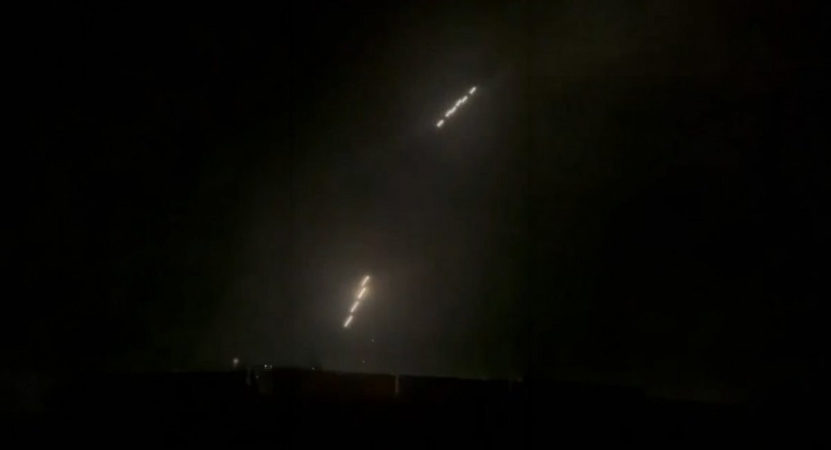 The fall of the "kinetic" blocks of Oreshnik intermediate-range ballistic missile on the night of May 24