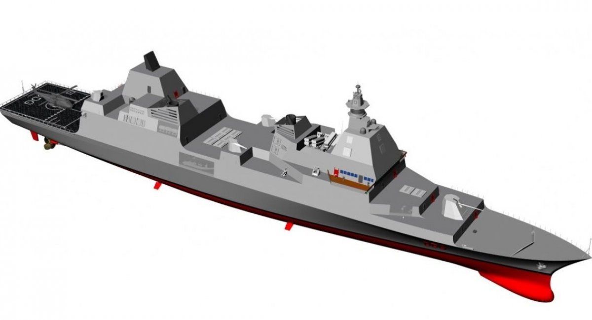 DDX destroyer render / Photo credit: Italian Navy