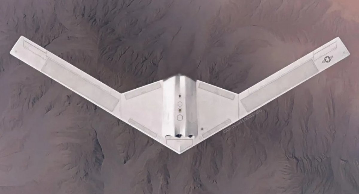 Probable appearance of RQ-180 / Photo credit: Hangar B Productions