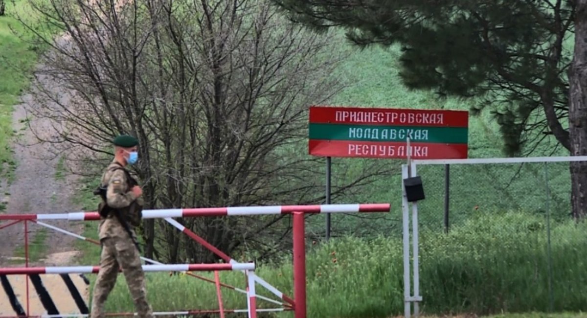 The Transnistria block-post in Republic of Moldova 