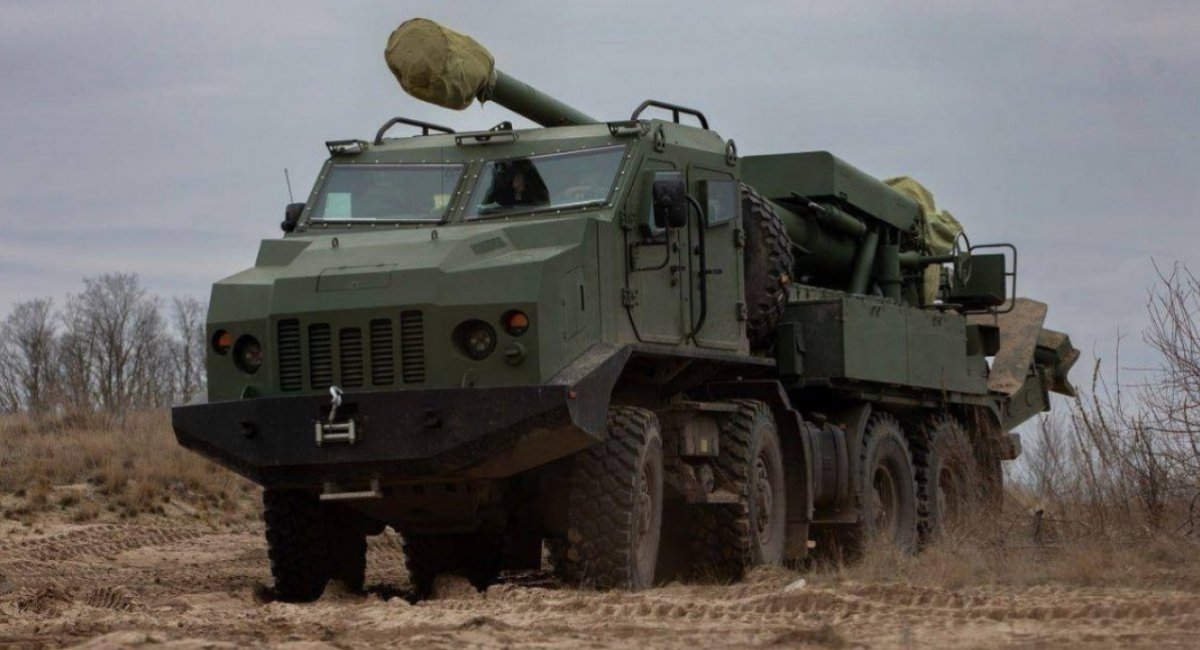 Ukraine's 155mm 2S22 Bohdana self-propelled howtitzer / Photo credit: Command of Ukrainian Ground Forces