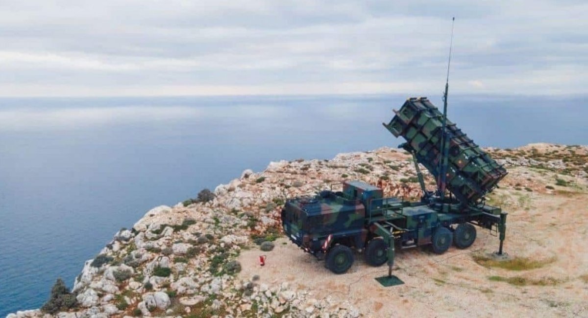 Launcher of the Greek Patriot air defense system