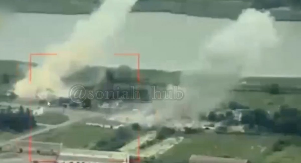 A precision attack destroyed a command post, communications, and air defense teams in one strike / screenshot from video 